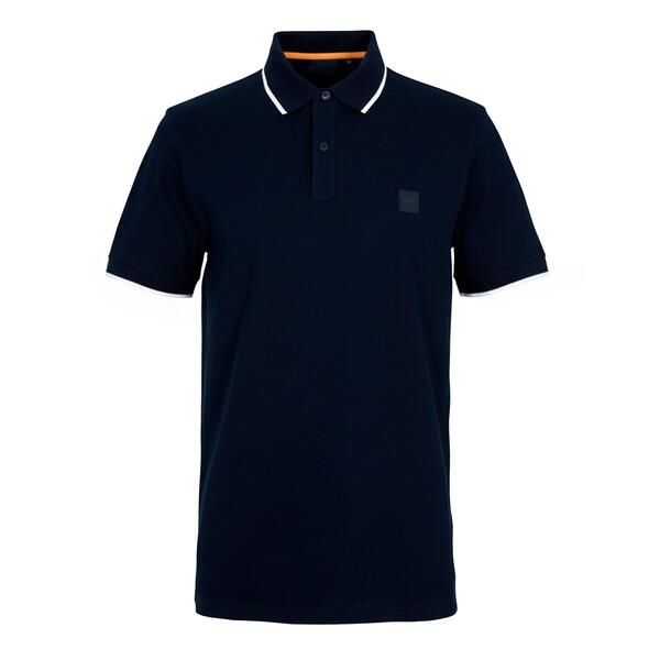 ボス メンズ トップス ポロシャツ ロゴ Boss Mens Pique Logo Polo Shirt Dark Blue ブルー 15,895円