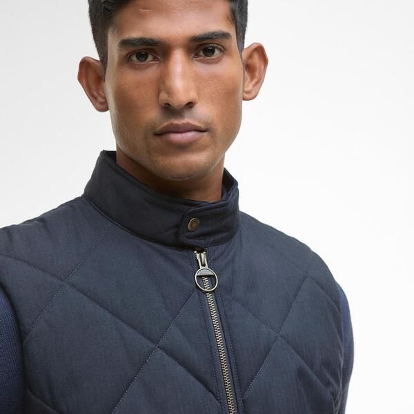 バブアー メンズ アウター ベスト ジレ Barbour Mens City Harrington Gilet Navy NY91 ネイビー