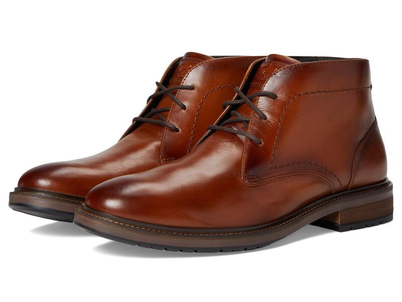 フローシャイム メンズ シューズ ブーツ・レインブーツ Florsheim Forge Plain Toe Chukka Cognac
