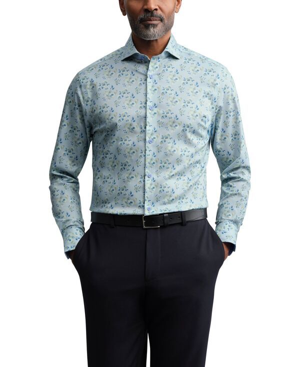 テッドベーカー メンズ トップス シャツ Ted Baker Mens Premium NonIron SlimFit Dresshirt Blue Multi ブルー
