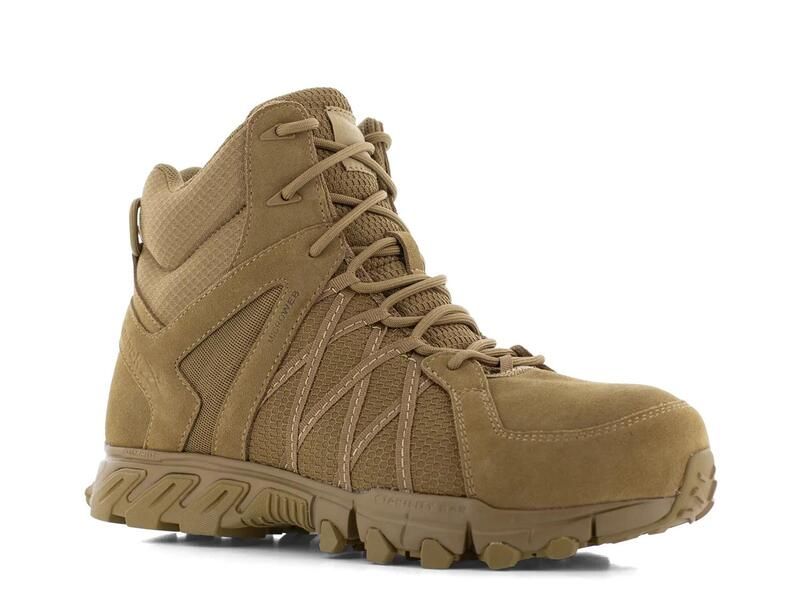 リーボック メンズ シューズ ブーツ・レインブーツ ReebokTrailgrip Tactical Waterproof Work Boot Mens Coyote Tan タン
