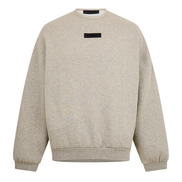フィアオブゴッド メンズ アウター パーカー・スウェット シャツ Fear Of God Essentials Mens Crew Sweatshirt Dark Hthr Oat
