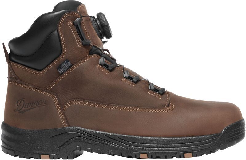 ダナー メンズ シューズ ブーツ・レインブーツ Danner Mens Caliper BOA 6 Waterproof Work Boots Brown ブラウン