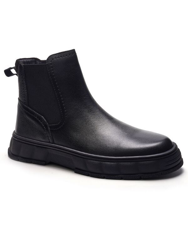 アンソニー ヴィア メンズ シューズ ブーツ・レインブーツ チェルシー Anthony Veer A Veer Mens Axis Chelsea SlipOn Boots Black ブラック