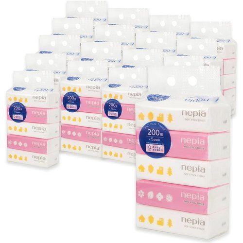ネピア nepia 18個セット ティッシュ ソフトパック 400枚 200組 ×90