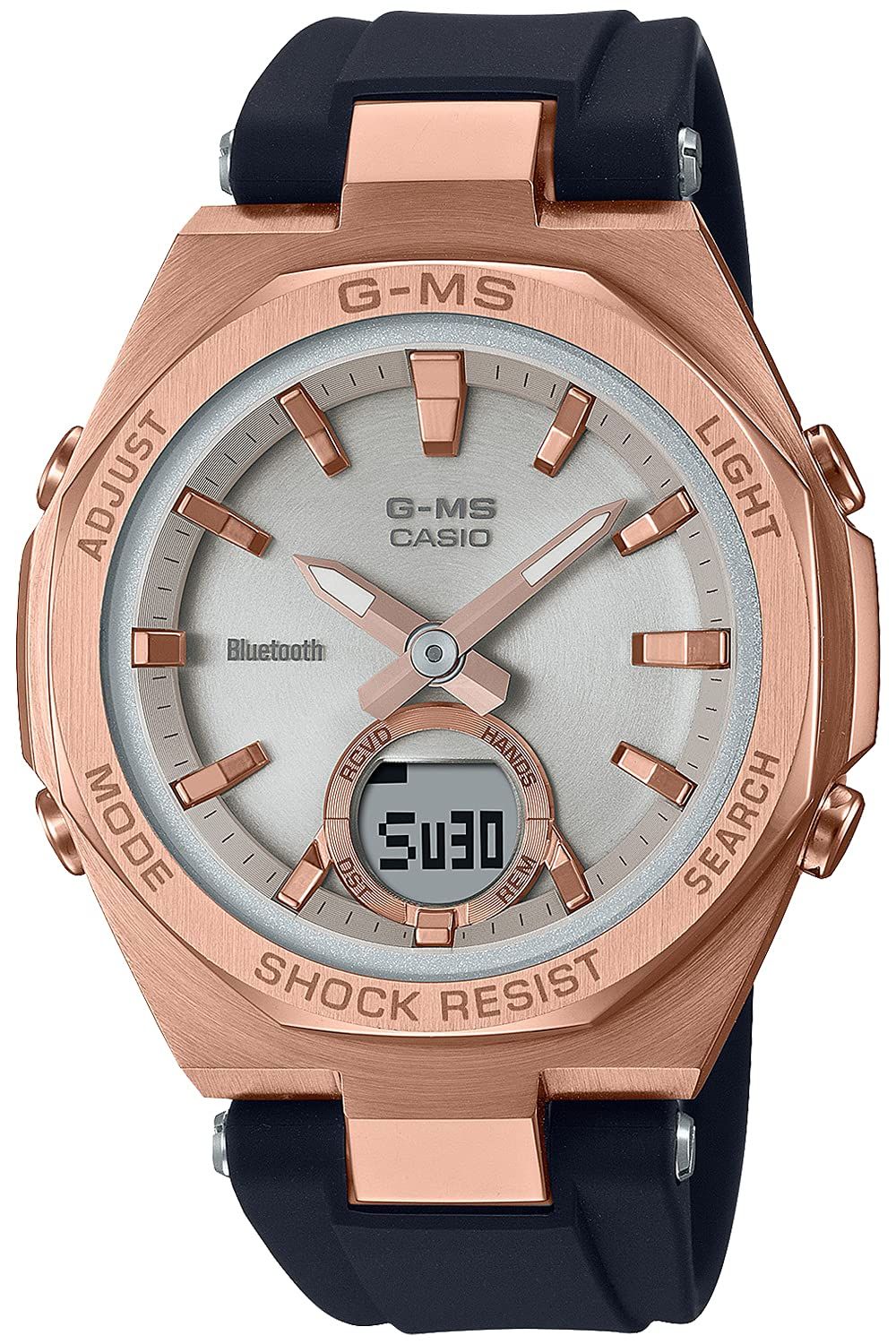 [カシオ] 腕時計 ベビージー G-MS Bluetooth ソーラー MSG-B100G-1AJF レディース ブラック