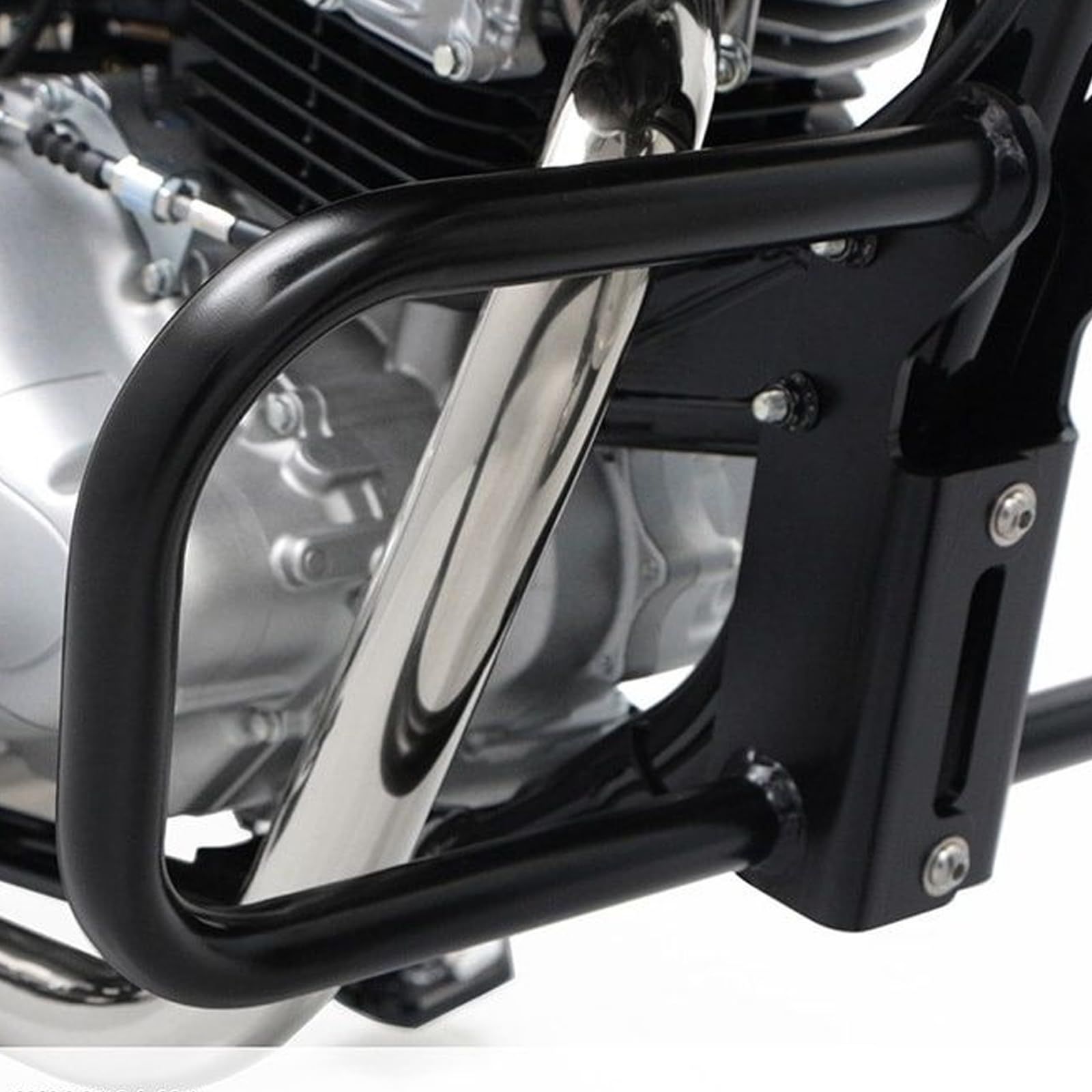 新品 LEDISHUN バイク用 エンジンガード に適合する カワサキ W230 (24-) MEGURO メグロS1 (25-)専用 φ25.4 パイプエンジンガード 耐候性ペイント