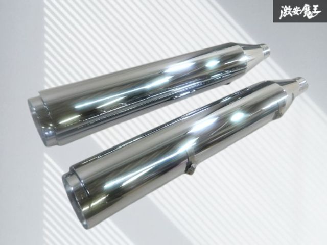 【新車外し 美品！】 Harley-Davidson ハーレーダビッドソン ファットボーイ グレイゴースト 2025 純正 マフラー テール 2本 サイレンサー