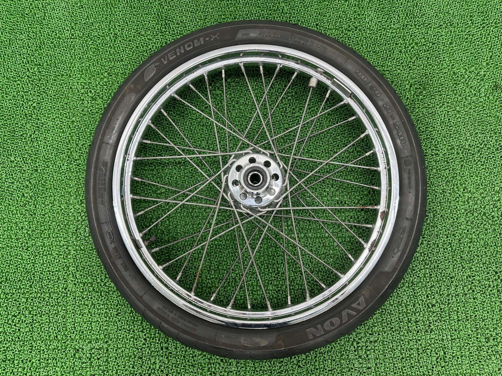FXSTC フロントホイール ハーレー 純正 中古 エボ 97年 21×2.15 40本スポーク vI