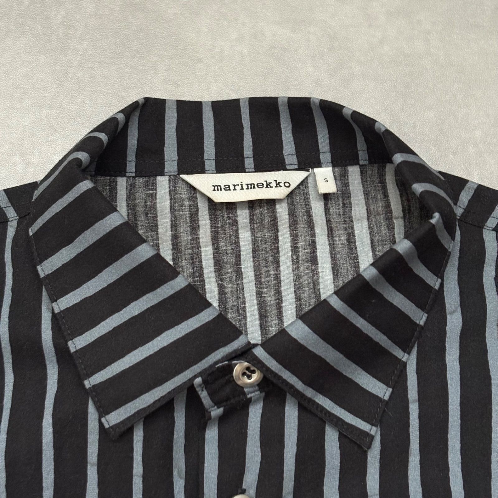 marimekko マリメッコ ヨカポイカ ストライプシャツ メンズ ユニ