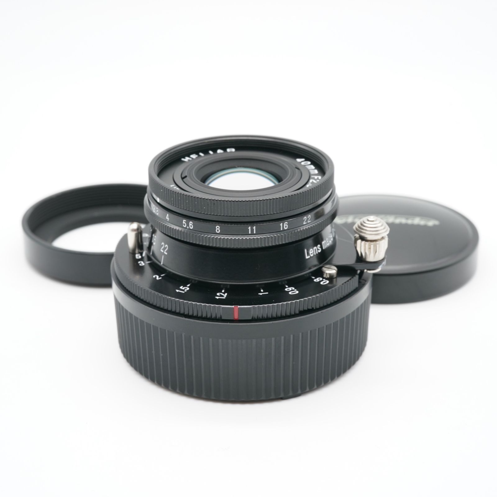 ほぼ新品 フォクトレンダー HELIAR 40mm F2.8 Aspherical VM ブラック あると嬉しい純正フード付！