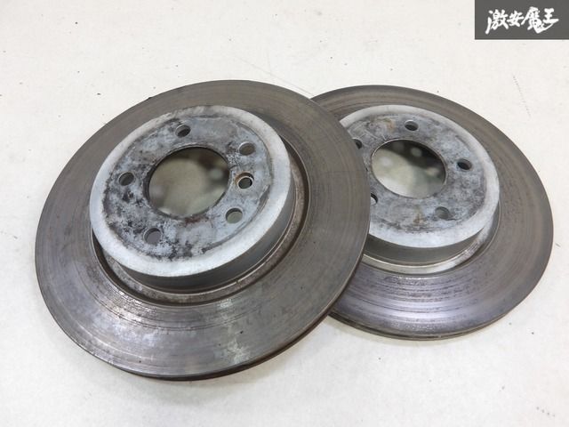 【良品】 BMW 純正 E89 Z4 3L 専用 リア ブレーキ ローター ディスク 左右セット 5穴 直径 約32.5cm 即納 棚