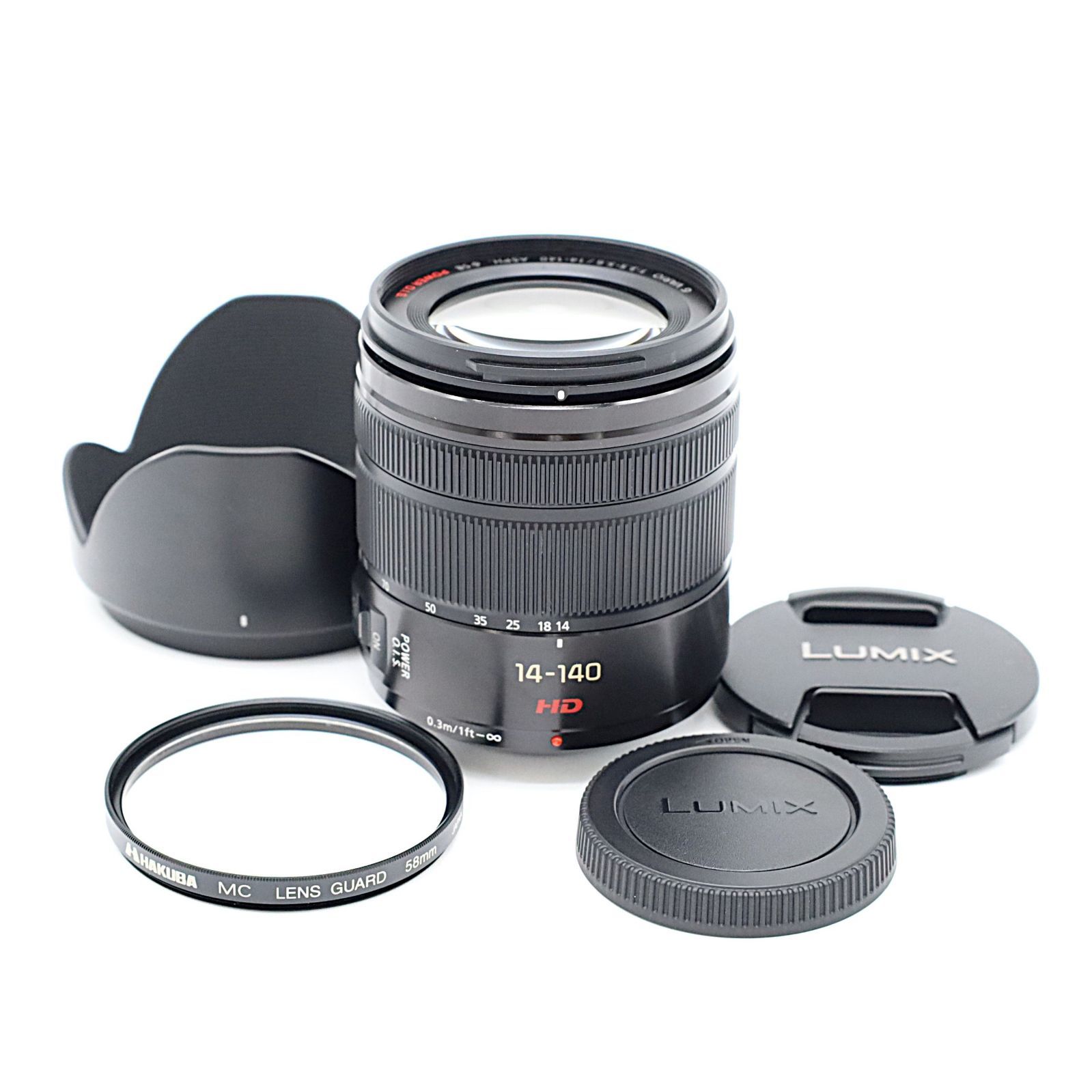 Panasonic LUMIX G VARIO 14-140mm POWER OIS ズーム レンズ マイクロフォーサーズ 動作確認済 パナソニック #S020020M