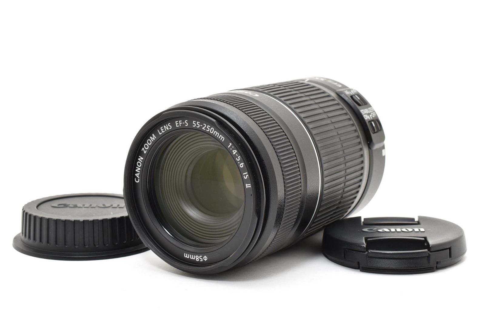 実用光学美品 Canon キャノン EF-S 55-250mm 4-5.6 IS II AFレンズ #4222-2