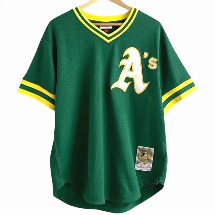 Mitchell&Ness ミッチェルアンドネス MLB Athletics オーセンティック ユニフォーム #24 Rickey Henderson リッキー・ヘンダーソン 44（L）