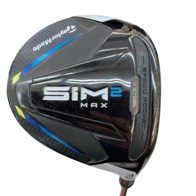 【中古】 テーラーメイド SIM2 MAX 3W フェアウェイウッド FW リシャフト (フレックスその他) メンズ 男性用 右利き 右用 Cランク ゴルフクラブ