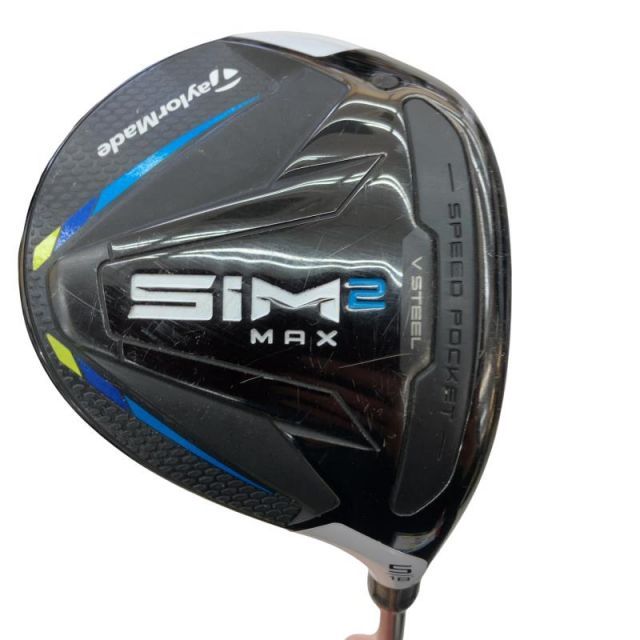 【中古】 テーラーメイド SIM2 MAX 5W フェアウェイウッド FW リシャフト (フレックスその他) メンズ 男性用 右利き 右用 Cランク ゴルフクラブ