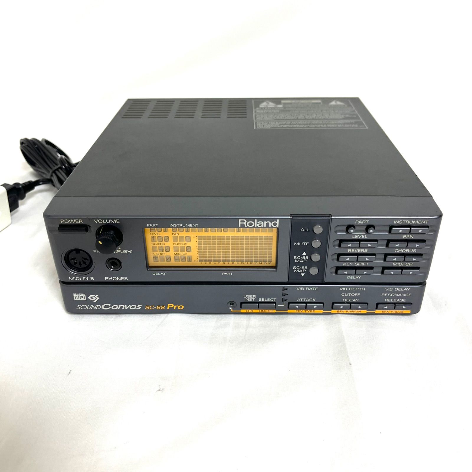 【動作確認済】 Roland ローランド SC-88 PRO 音源 モジュール サウンド キャンバス SOUND MODULE SOUND Canvas