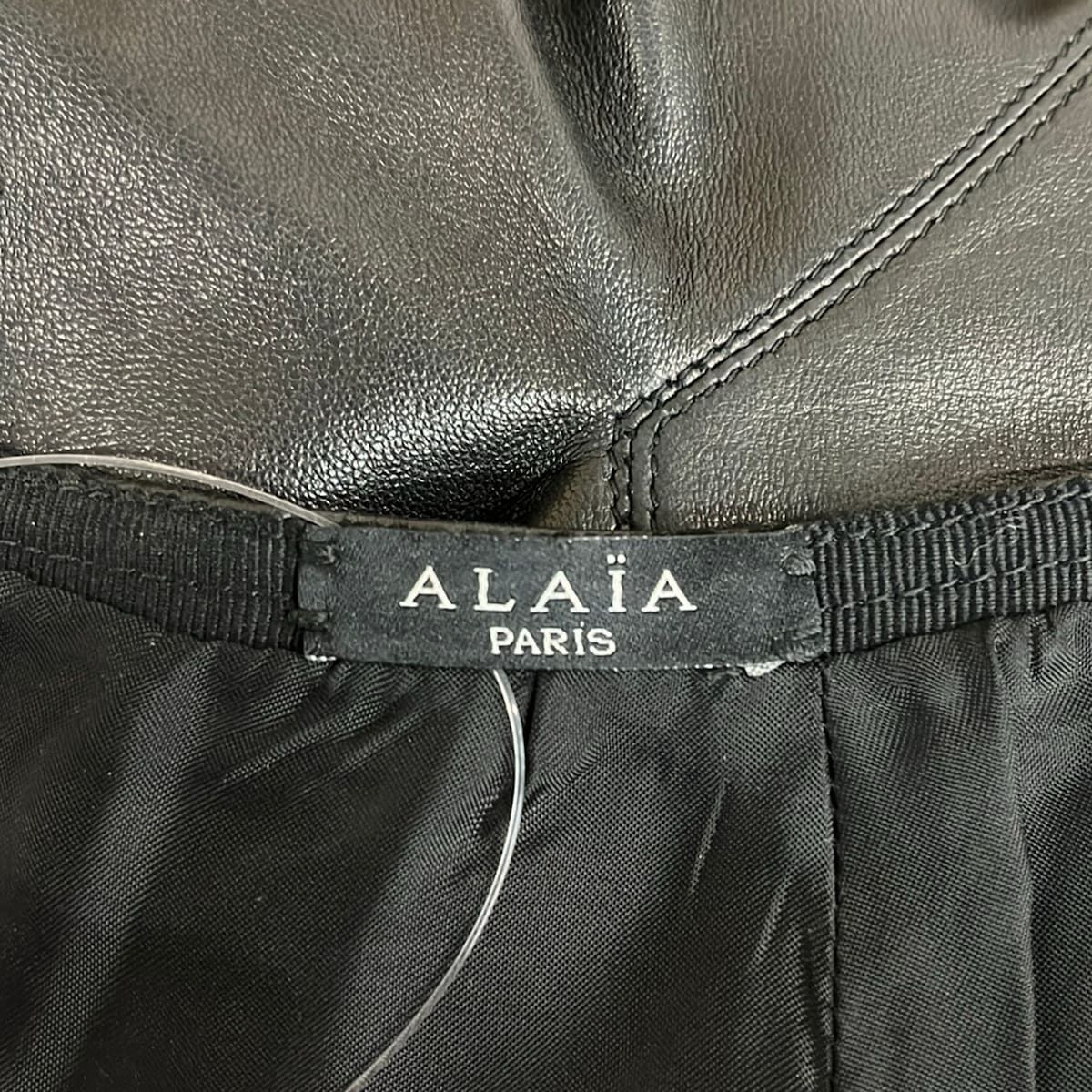 ALAIA(アライア) スカート サイズ40 M レディース - 黒 ひざ丈 - メルカリ