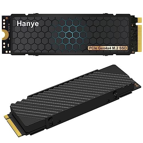 Hanye SSD 2TB PCIe Gen4x4 M.2 NVMe 2280 ヒートシンク搭載 新型PS5 PS5動作確認済み R:7450MB/s W:6700MB/s HE70 高耐久3D NAND TLC 正規代理店品メーカー5年保証 1100841b
