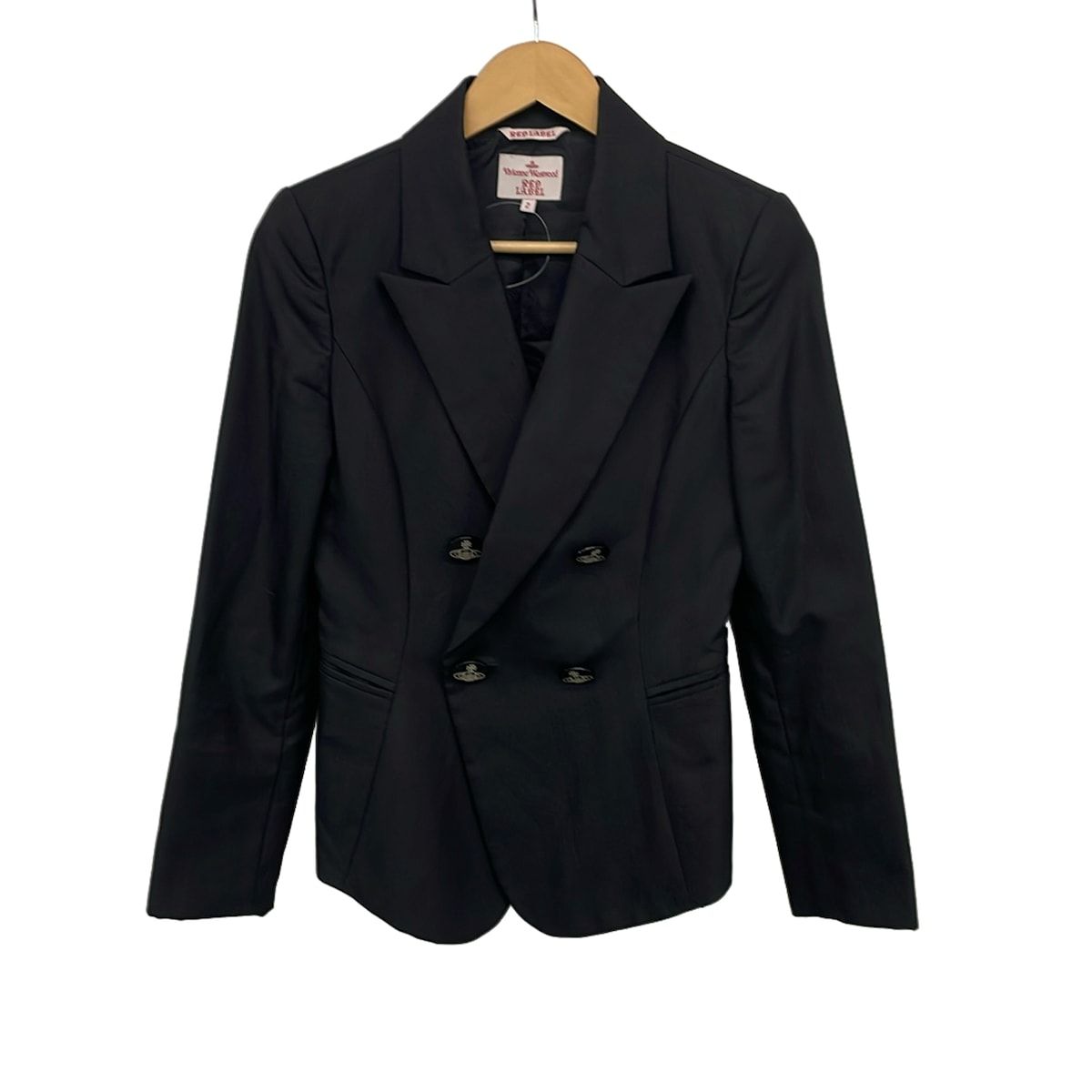 VivienneWestwoodRedLabel(ヴィヴィアンウエストウッドレッドレーベル) ジャケット サイズ2 M レディース美品 - 黒 長袖/春 38,415円