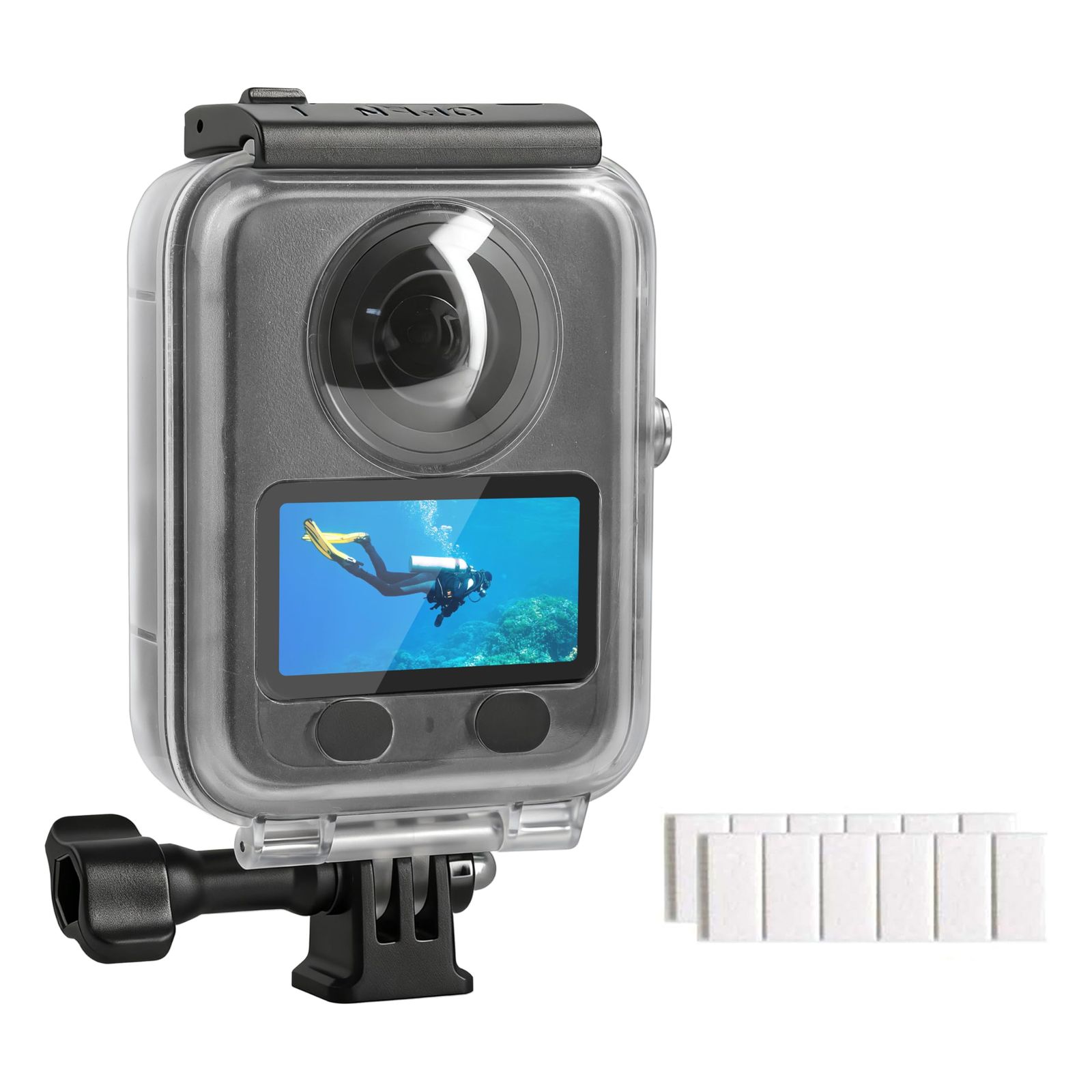 新品 FitStill 45メートル/147フィート防水保護ケースDJI OSMO 360専用、防塵・防水保護ケース、水中撮影用dji osmo 360アクセサリー