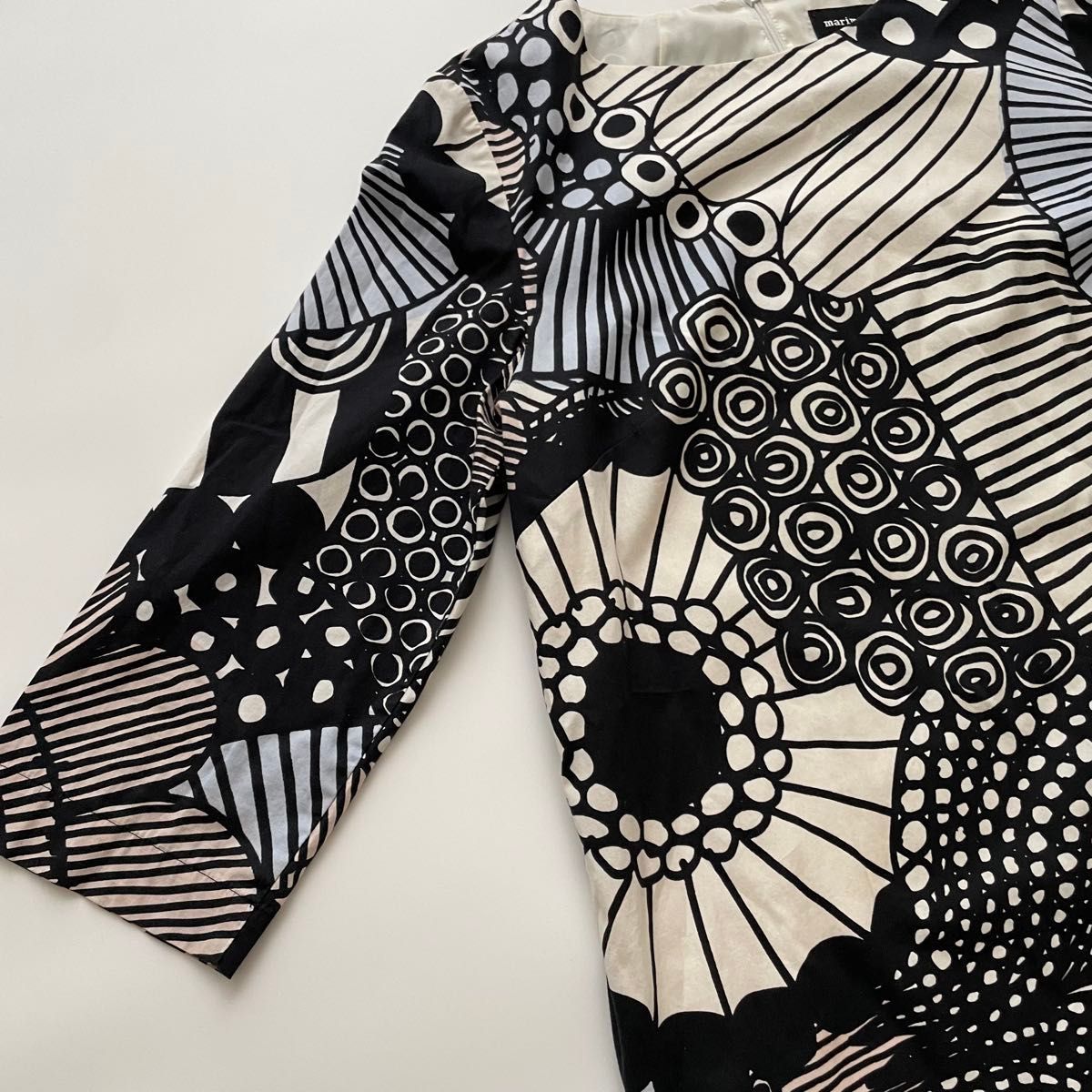 マリメッコ シイルトラプータルハ ワンピース 38 marimekko - メルカリ