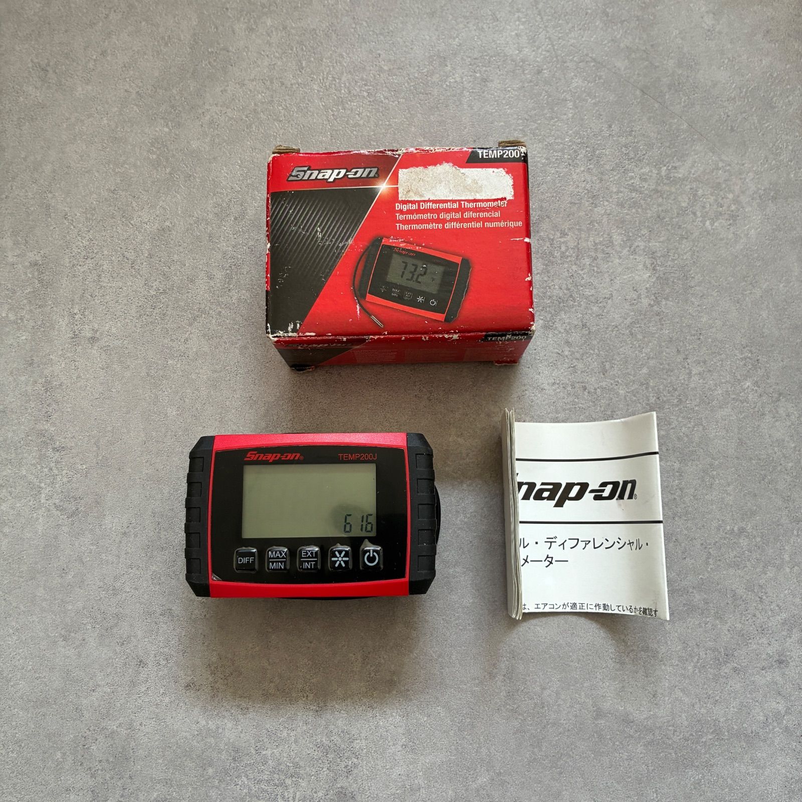 Snap-on スナップオン デジタル・ディファレンシャル・サーモメーター