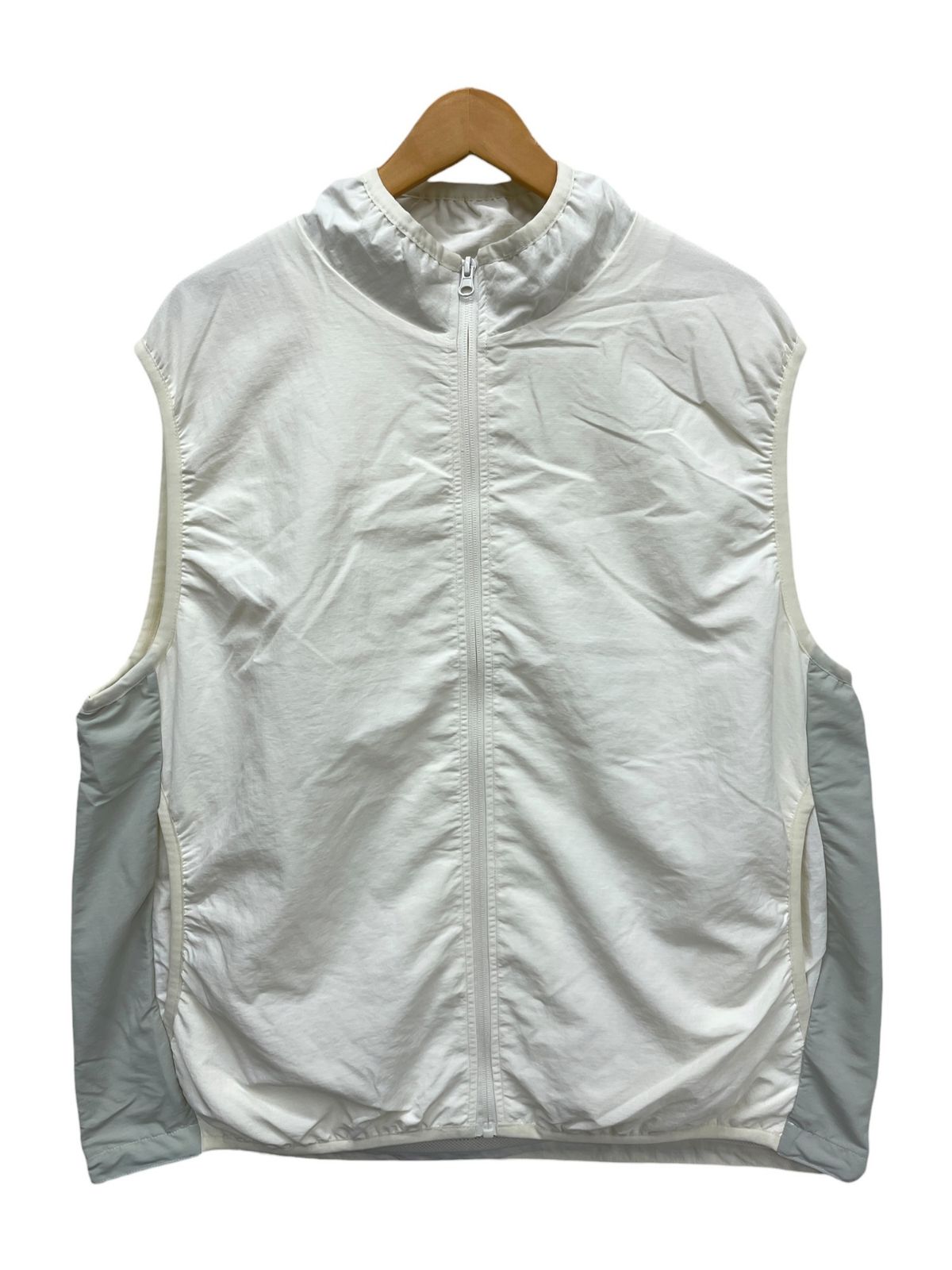 BEIMAR (ビーマー) 別注 Nylon Light Weight Packable Vest ナイロンベスト パッカブル WB103MPV-Z M クリーム メンズ/028