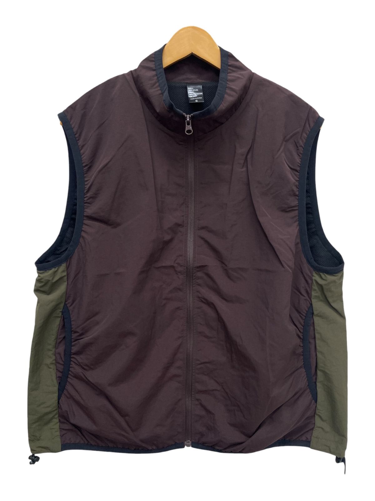 BEIMAR (ビーマー) 別注 Nylon Light Weight Packable Vest ナイロンベスト パッカブル WB103MPV-Z S クレイブラウン メンズ/028