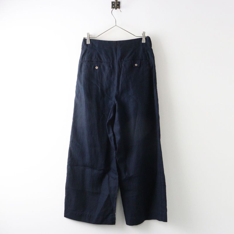 パラスパレス Pal'las Palace リネン ハイウエストワイドパンツ 2