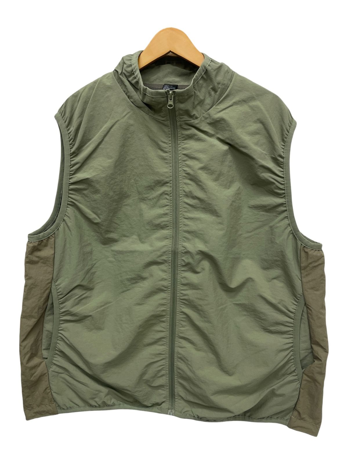BEIMAR (ビーマー) 別注 Nylon Light Weight Packable Vest ナイロンベスト パッカブル WB1203MPV-Z M モスグリーン メンズ/028
