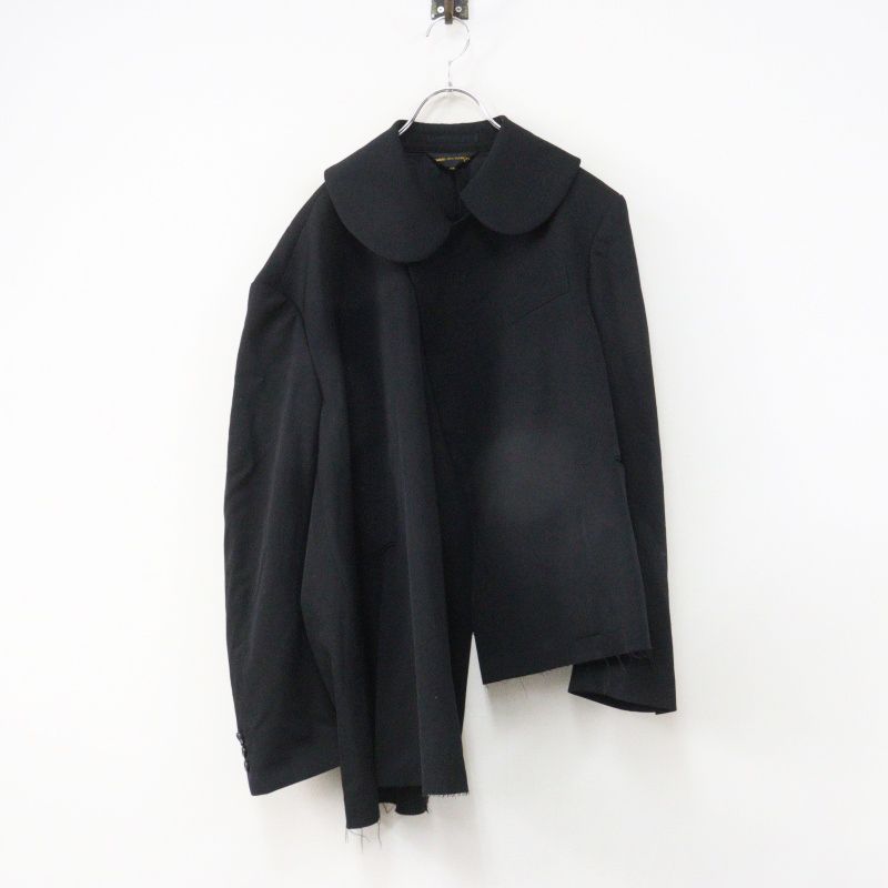 コムデギャルソン 　変形アシメトリー コットンジャケット 美品 2023SS コムデギャルソン COMME des GARCONS アシンメトリー