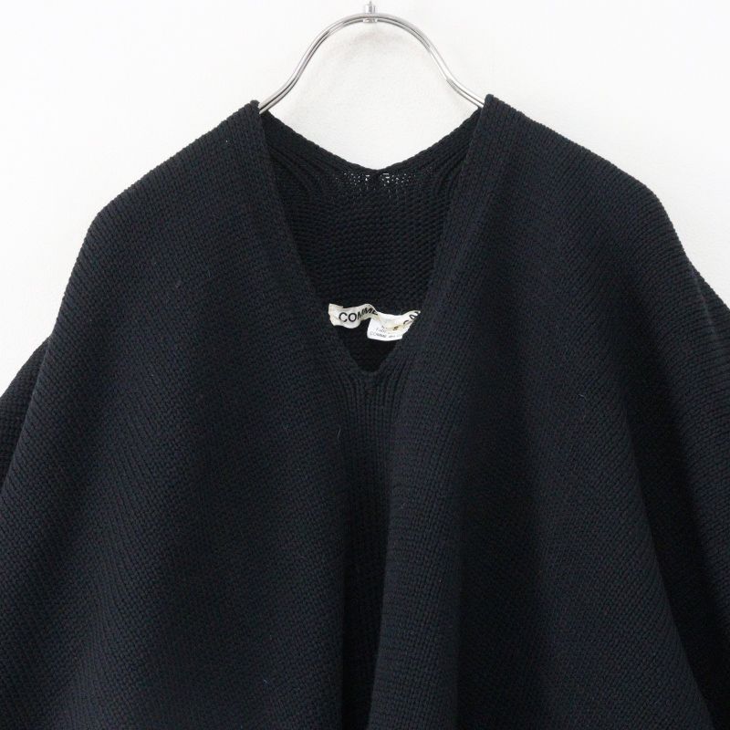 25ss コムデギャルソン　変化ニット 2025SS コムデギャルソン COMME des GARCONS ニットベスト S＼ブラック