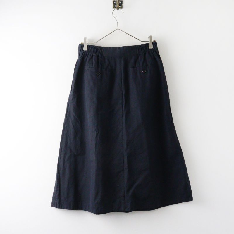【美品】マーガレットハウエル　リネンコットンタックスカート　24SS マーガレットハウエル MARGARET HOWELL COTTON LINEN PLAIN WEAVE