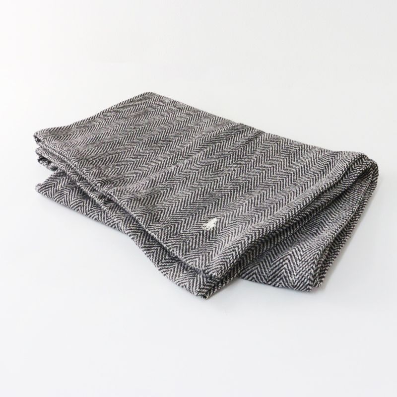 ラルフローレン RALPH LAUREN ポニー刺繍 コットンブランケット
