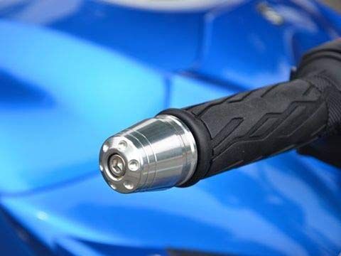 新品 アグラス(AGRAS) ハンドルバーエンド アルミ削り出し製 ブルー GSX-S1000(15-) GSX-S1000F(15-) 300-302-000B