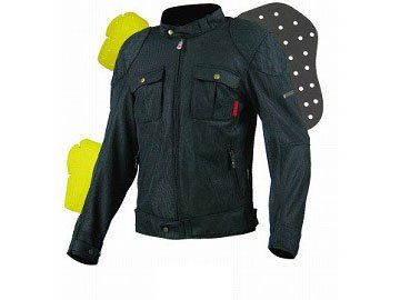 新品 KOMINE(コミネ) JK-058 CLASSIC M-JKT SHORT BLACK M 07-058