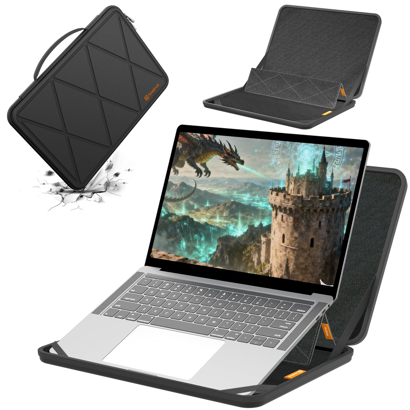 新品 Smatree MS65 ハードプロテクション 14 インチ ノートパソコンスリーブケース 適合機種: MSI Cyborg 14 A13V/A13U/A13UCX、Creator M14 A13V、Venture 14/A14 AI+ Copilot+