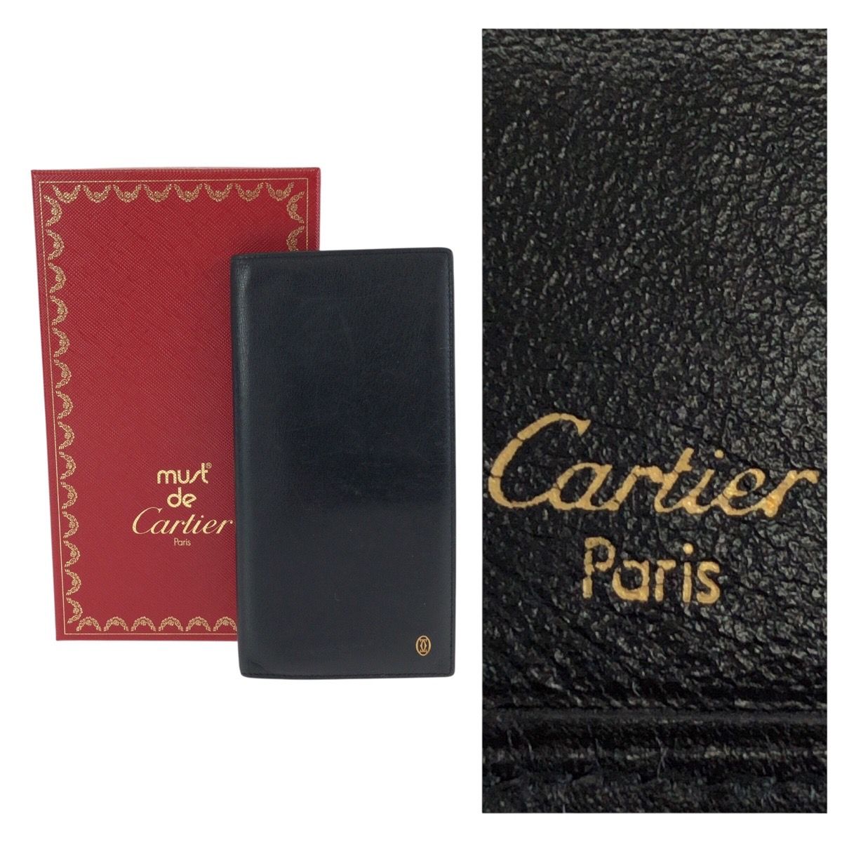 CARTIER カルティエ パシャ ドゥ カルティエ ブラック 黒 ゴールド金具 