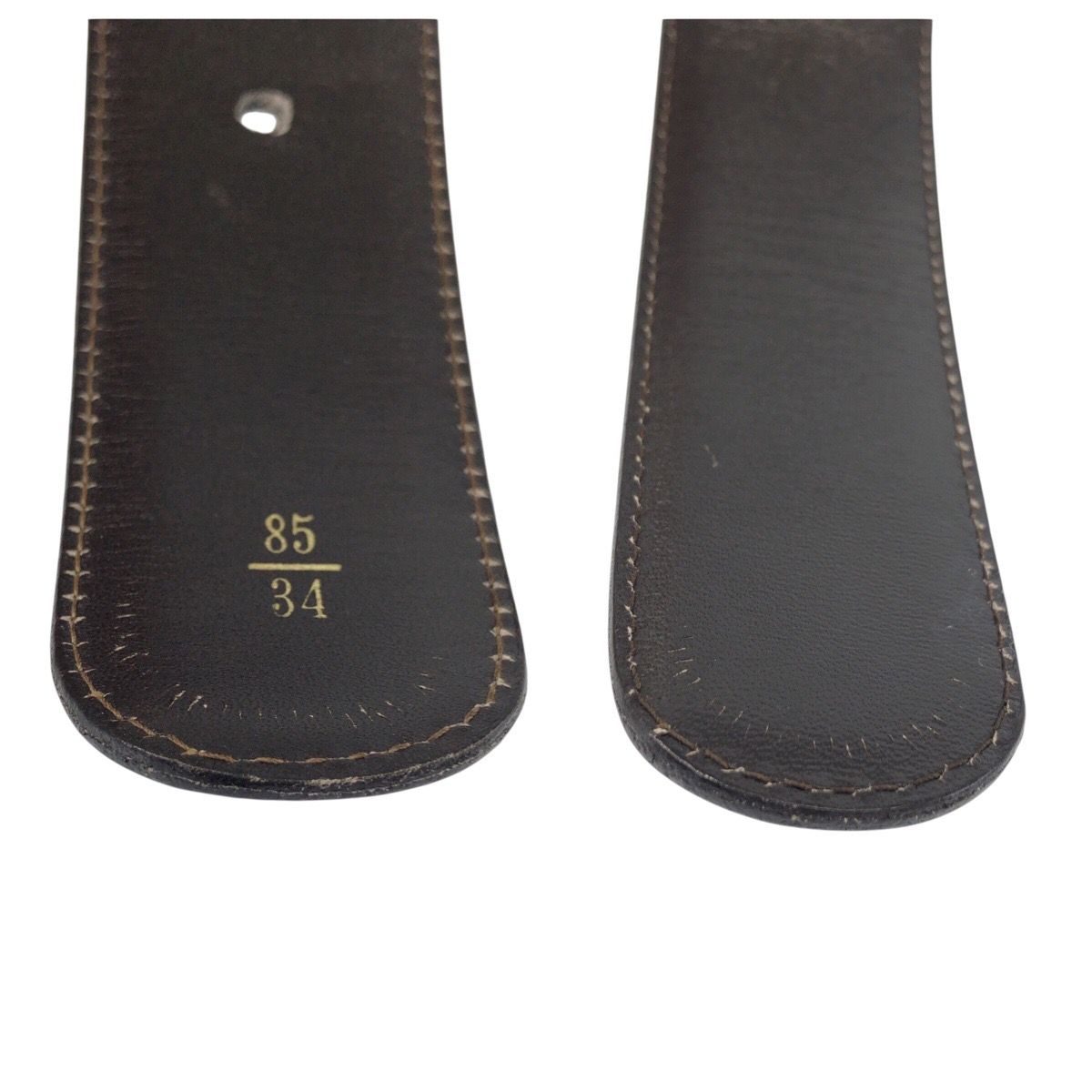 Dunhill ダンヒル 85cm/34インチ ブラック 黒 ゴールド金具 レザー