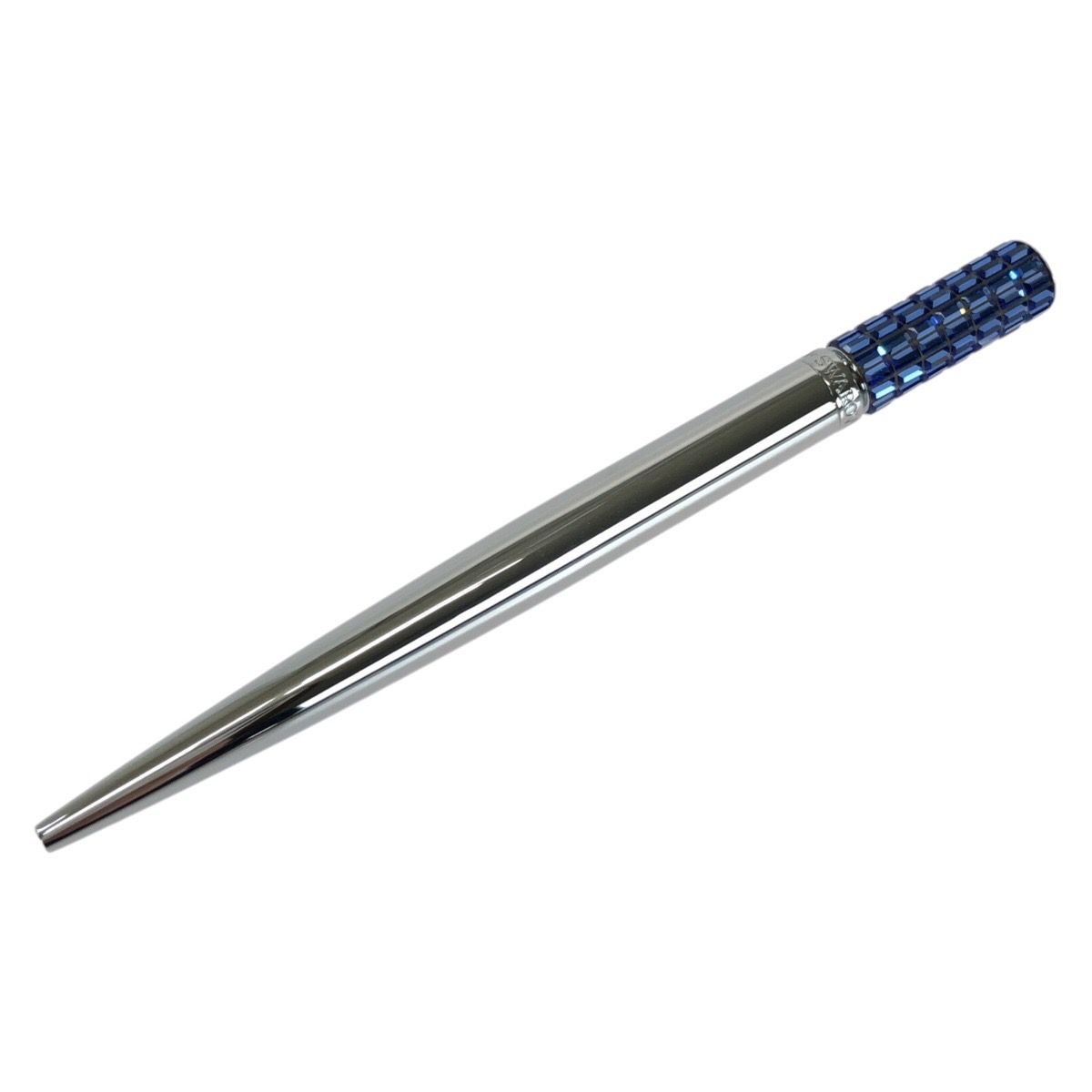 超美品 SWAROVSKI スワロフスキー Lucent ブルー シルバー クリスタル