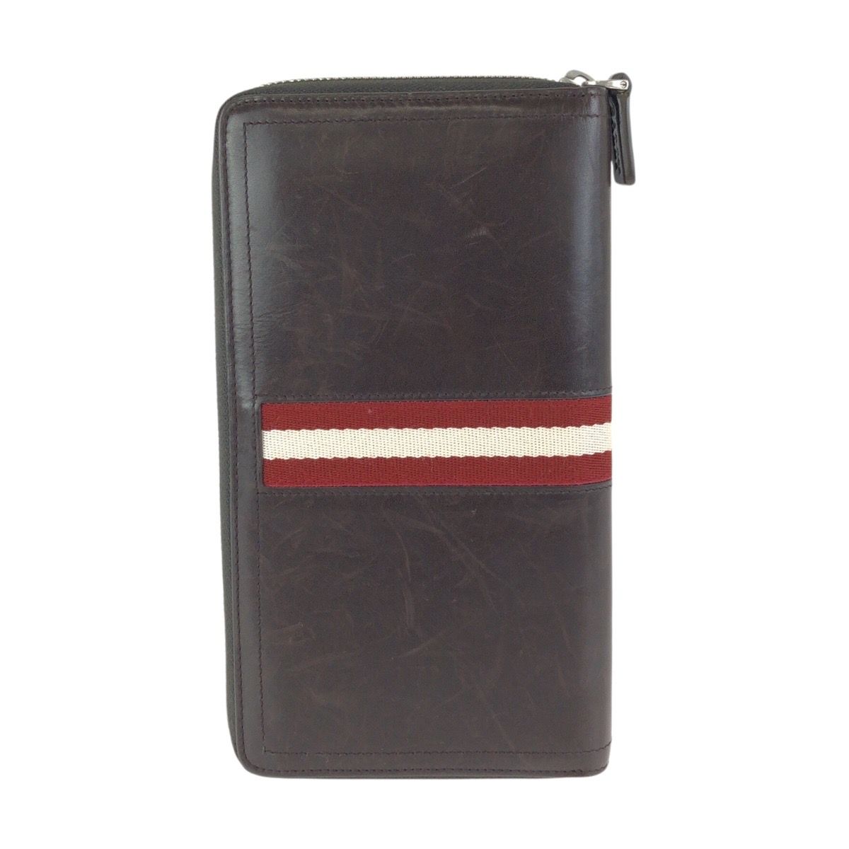 BALLY バリー トレインスポッティング ブラウン シルバー金具 レザー