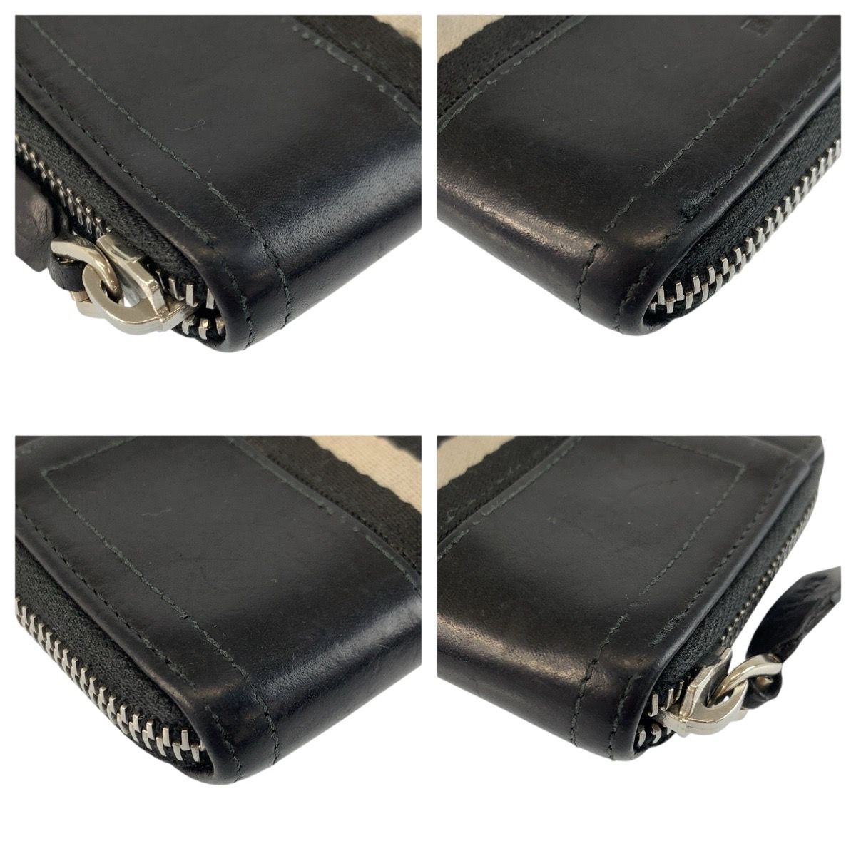 BALLY バリー トレインスポッティング ブラック 黒 レザー コイン