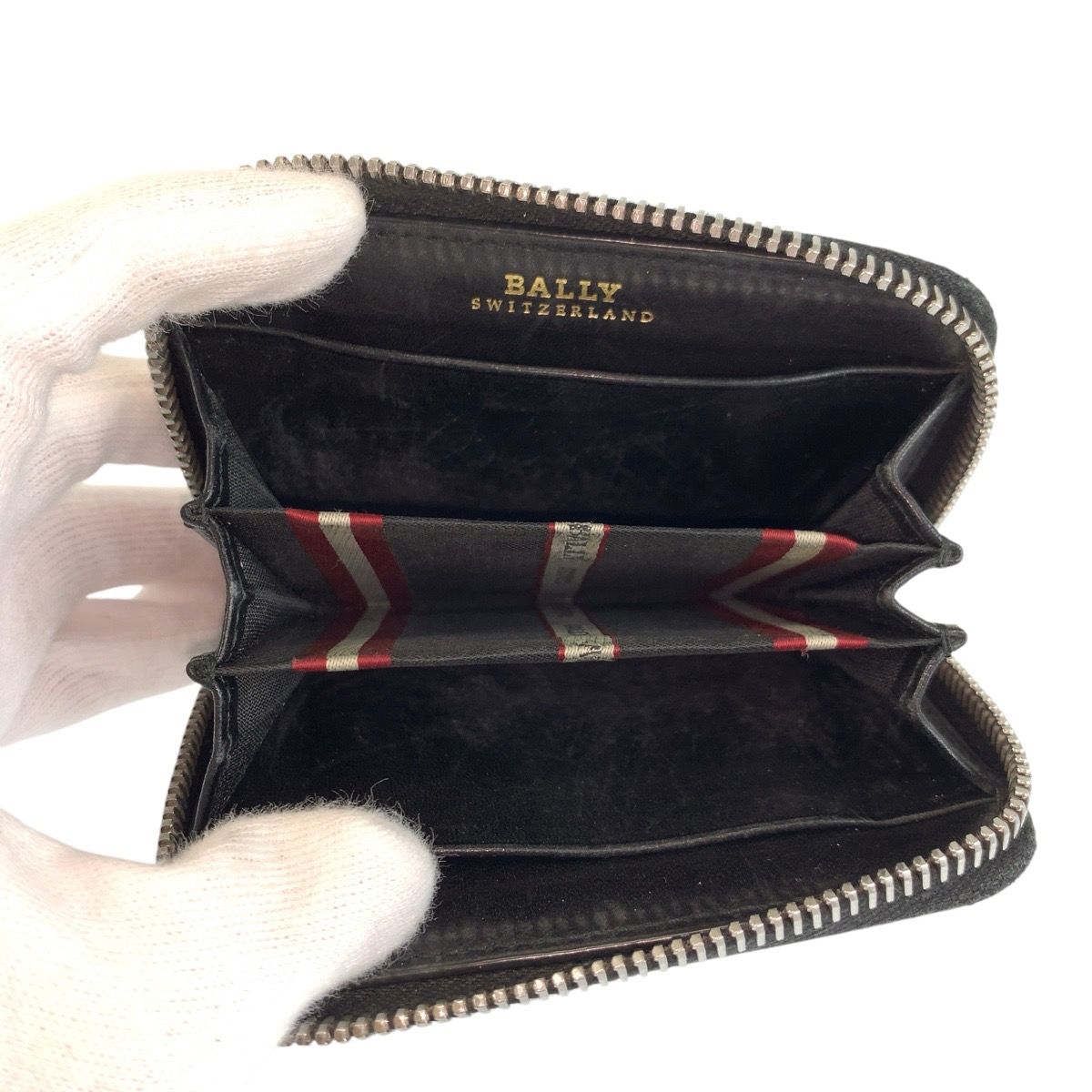 BALLY バリー トレインスポッティング ブラック 黒 レザー コイン
