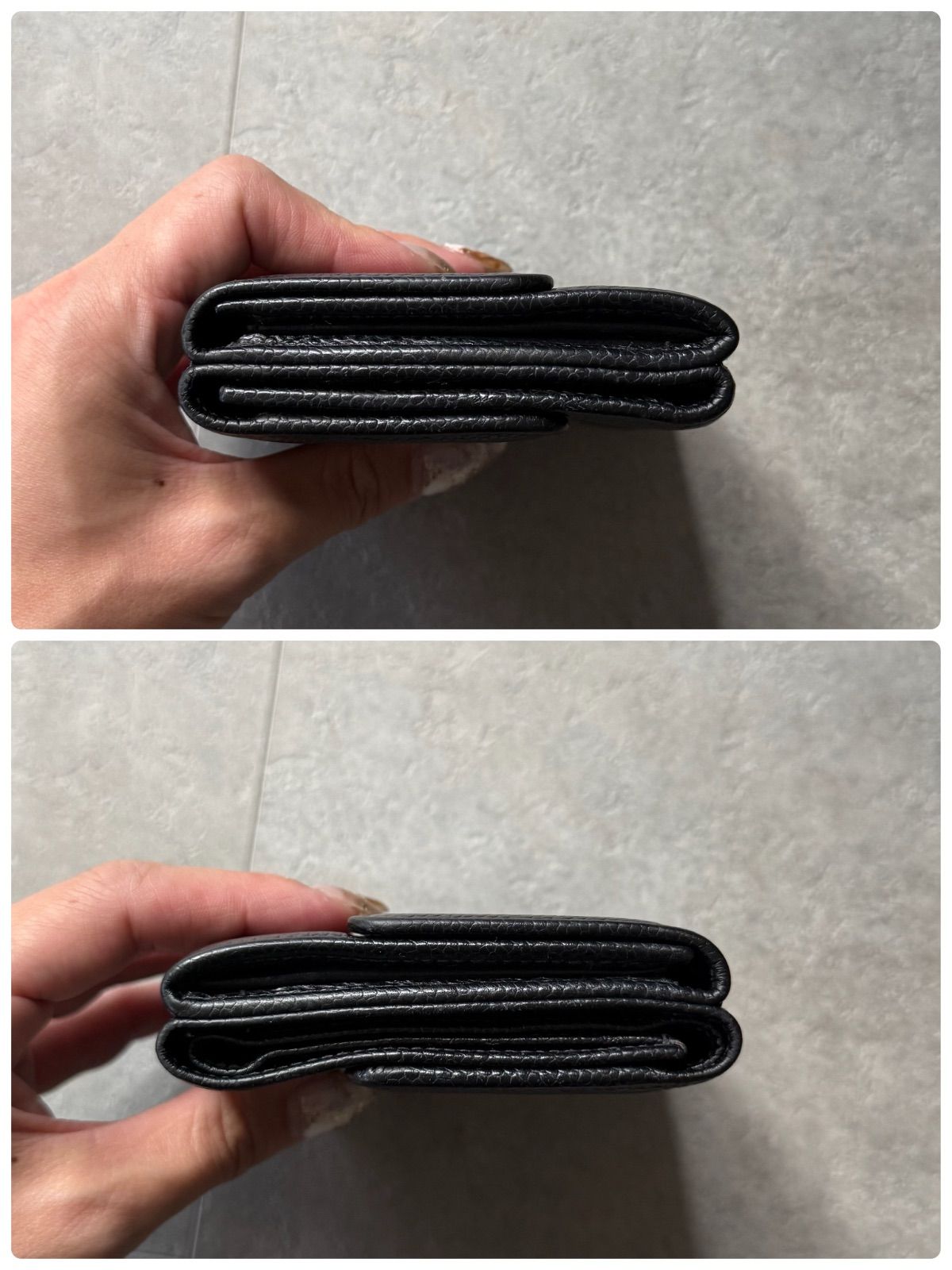 CHANEL シャネル タイムレスCC 二つ折り財布 キャビアスキン