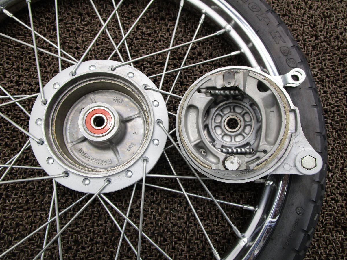 ソロ リアホイール ブレーキドラム □B8599！AC17 ホンダ 【 AC17E 】 SOLO キャブ車 動画有 12V