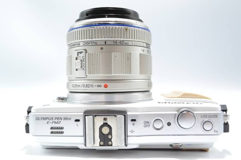 □【動作品】オリンパス OLYMPUS PEN Mini E-PM2 ホワイト ショット数