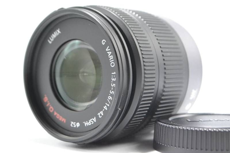 ■【極美品】パナソニック Panasonic LUMIX G VARIO 14-42mm F3.5-5.6 ASPH. MEGA O.I.S. マイクロフォーサーズレンズ