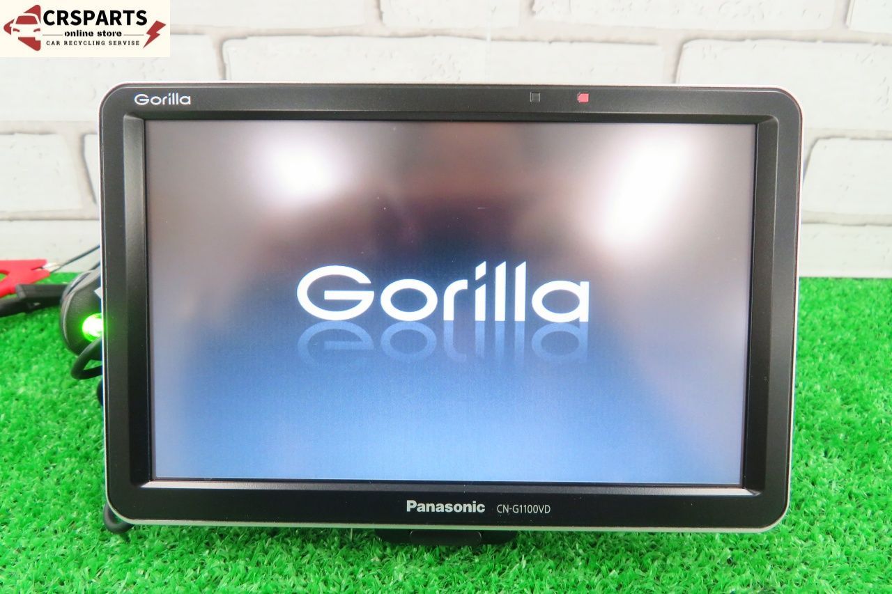 Gorilla ゴリラ [CN-G1100VD] 地図 2017年 ポータブル ナビ シガー電源 ◆MH22S ワゴンR◆ /No,14992